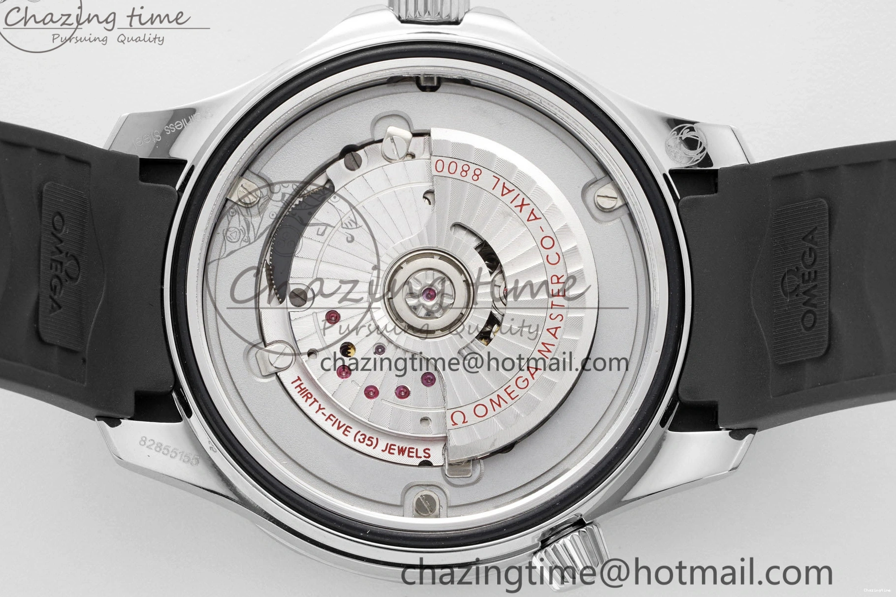 0314 Seamaster Diver 300M ZF 1:1 Best Edition Black Ceramic Black Dial on Black Rubber Strap A EasyMatch 7821